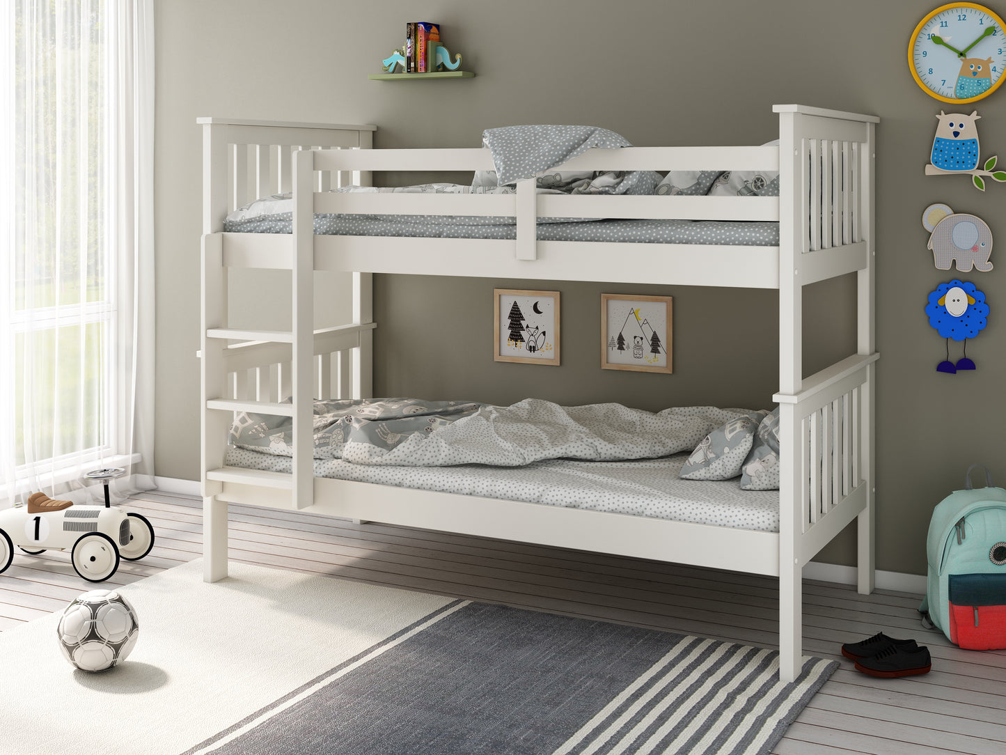 Carra Bunk Bed White