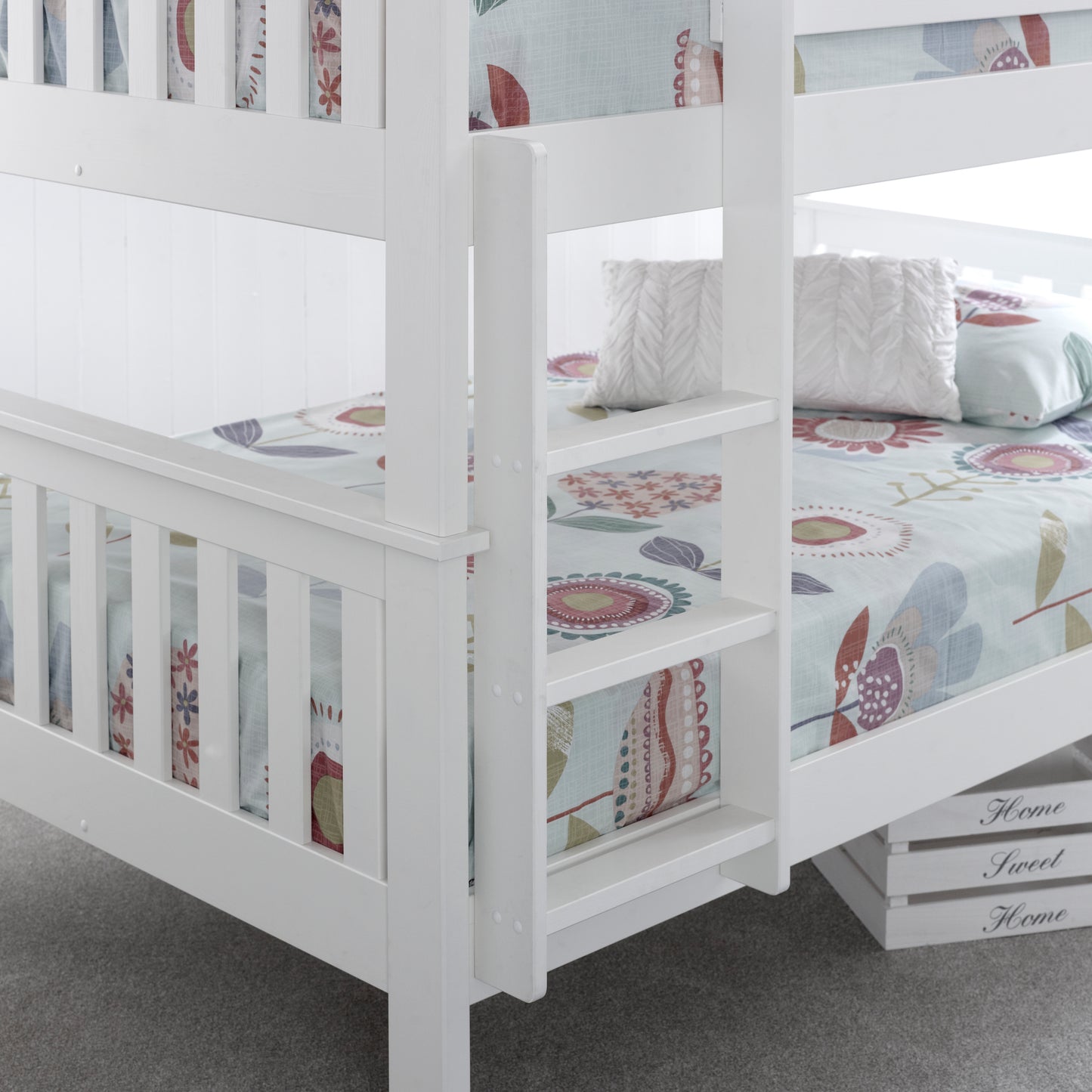 Oslo White Quadruple Bunk Bed