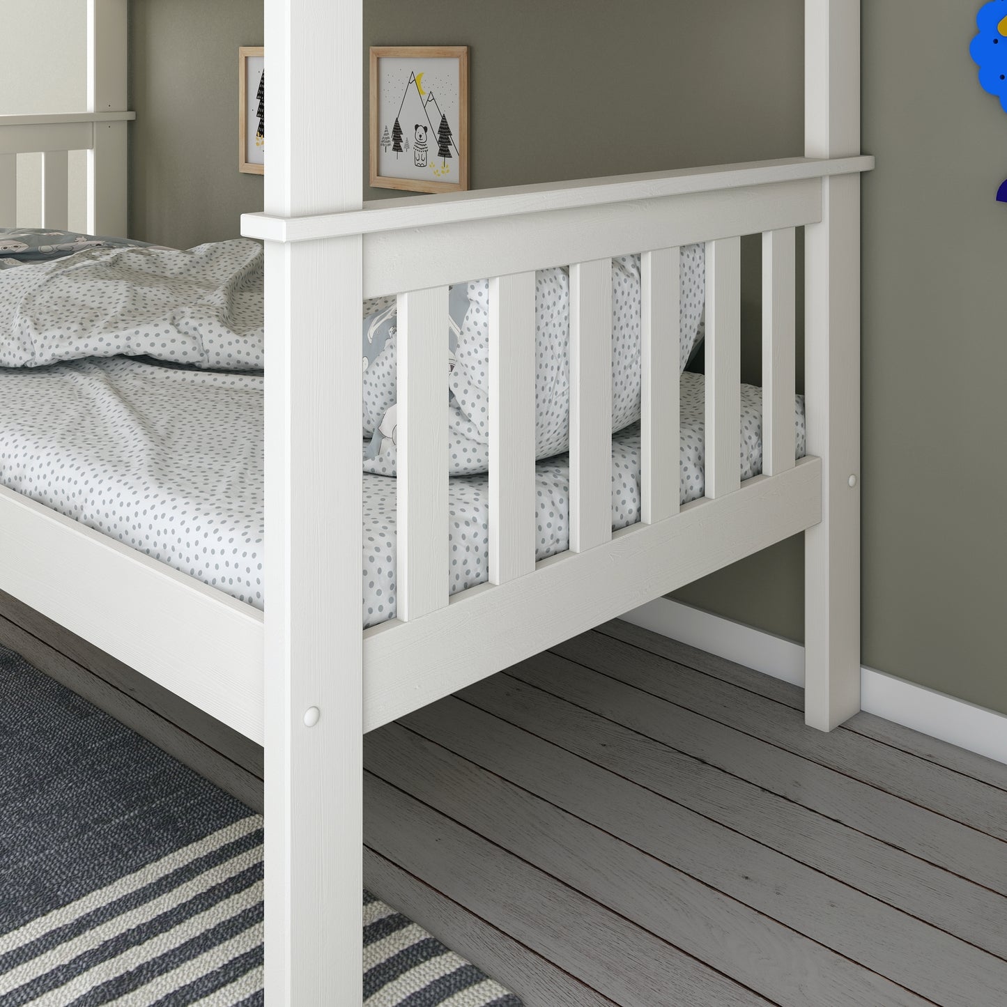 Carra Bunk Bed White