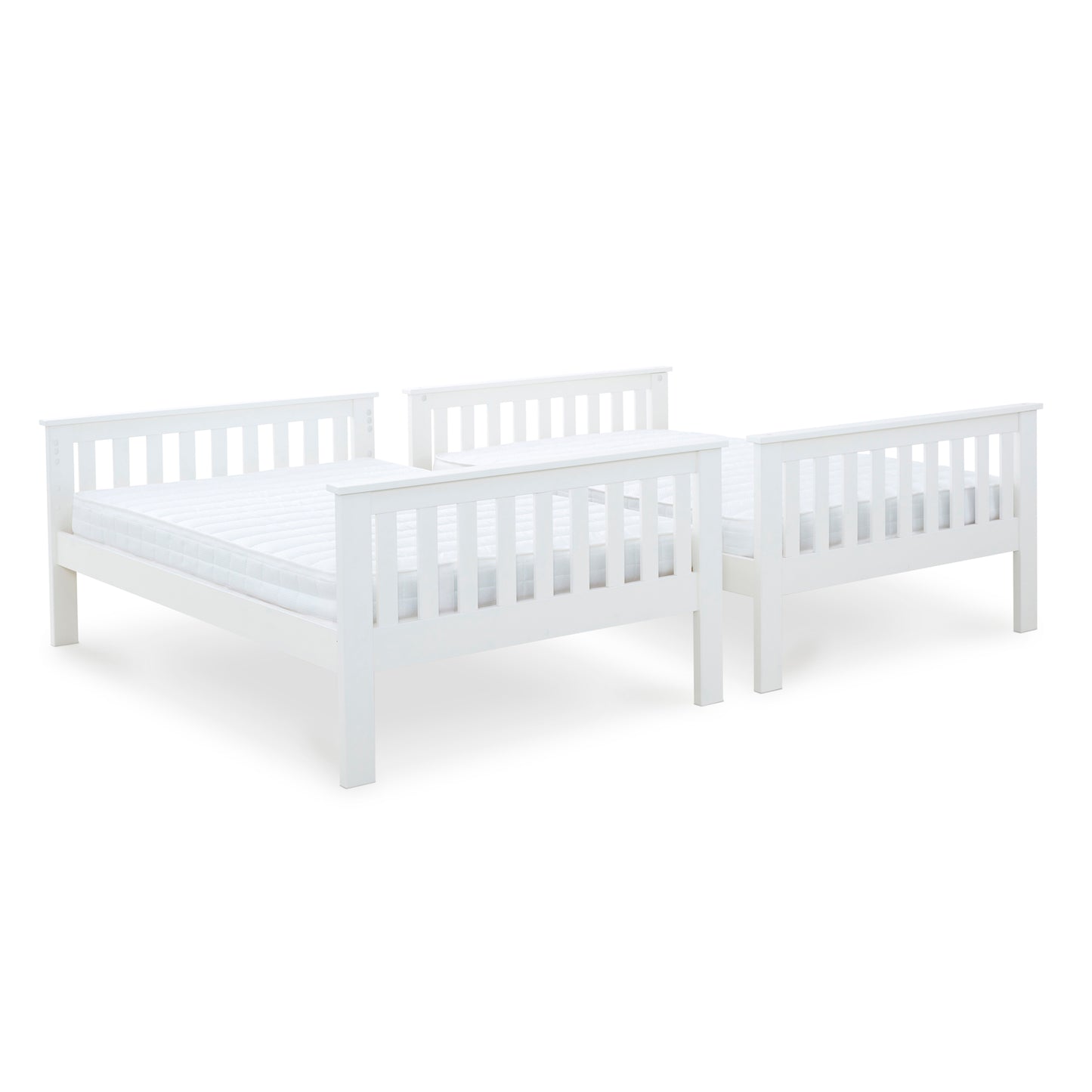 Oslo White Quadruple Bunk Bed