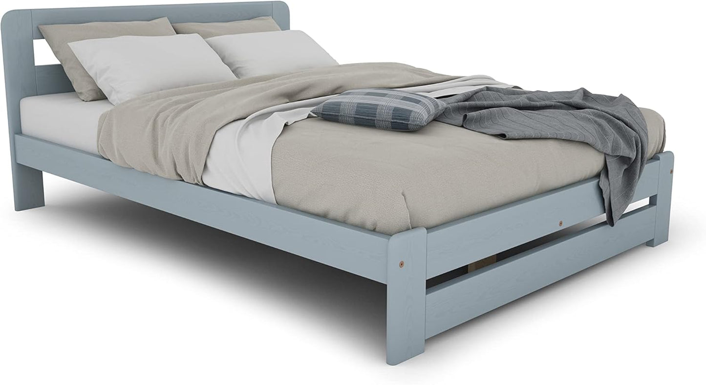 Aurora F1 Bedframe- Grey Finish - Double size