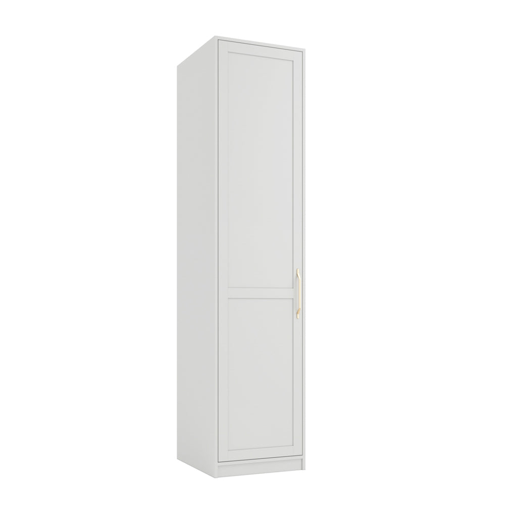 Austen White Single Wardrobe