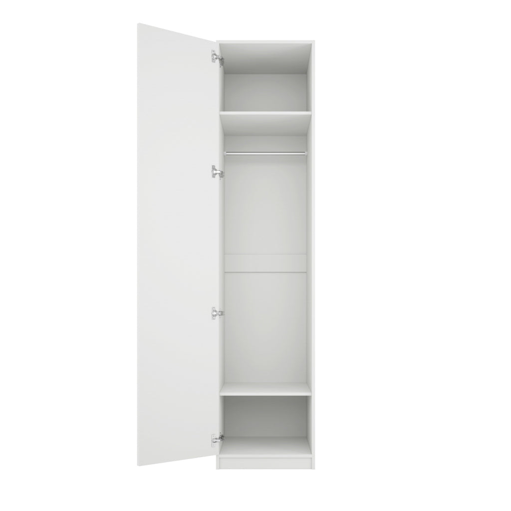 Austen White Single Wardrobe