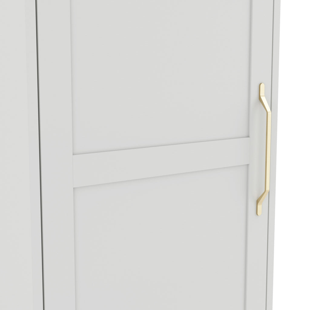 Austen White Single Wardrobe