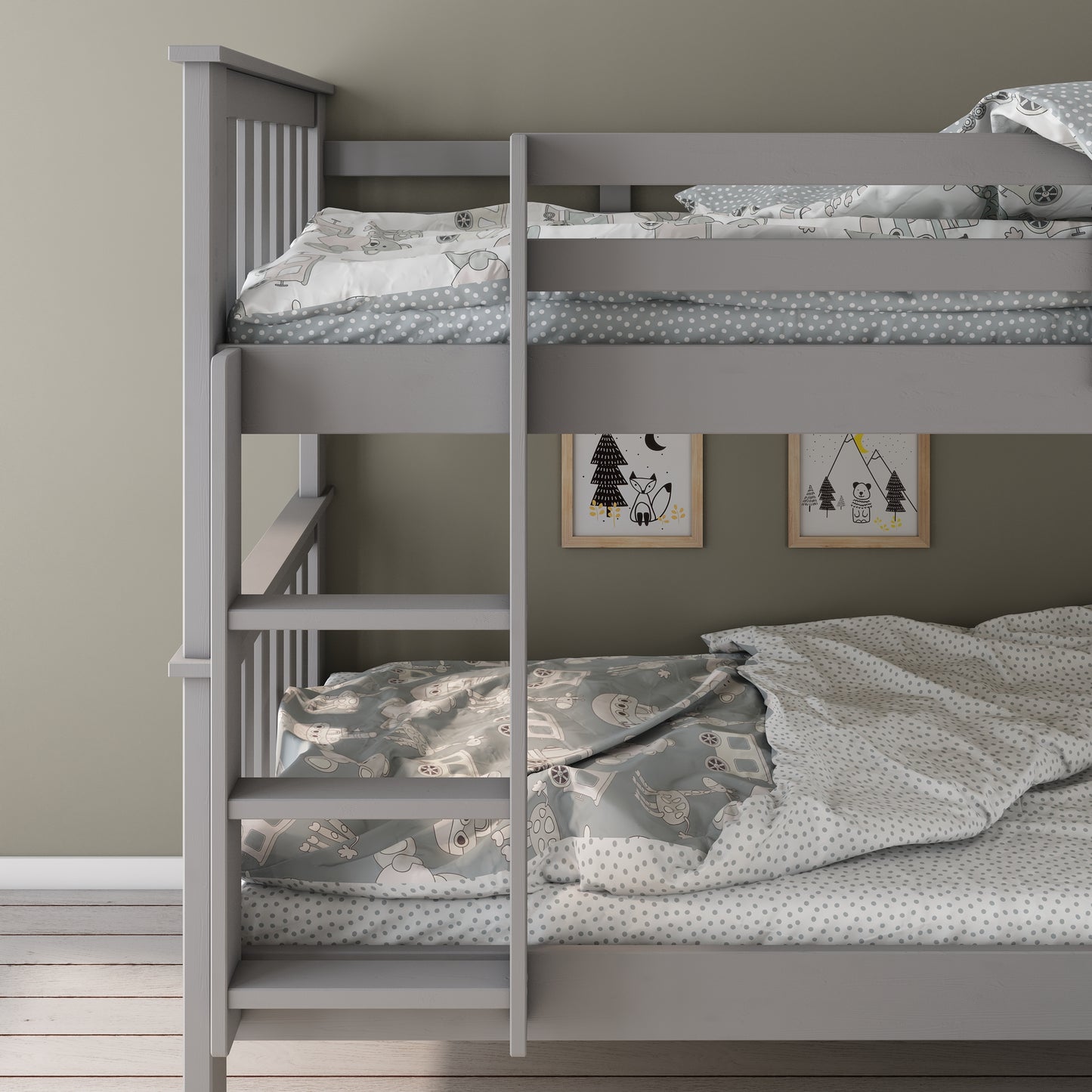 Carra Bunk Bed Grey
