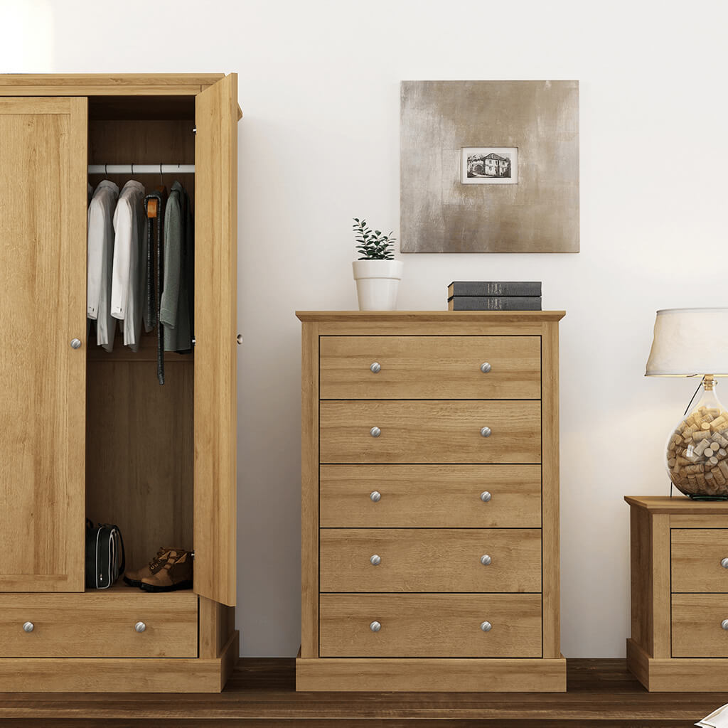 Devon Oak Chest of Drawers