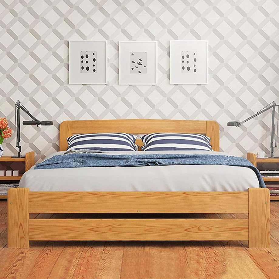 F1 Aurora Bedframe- Alder Finish - Super King size