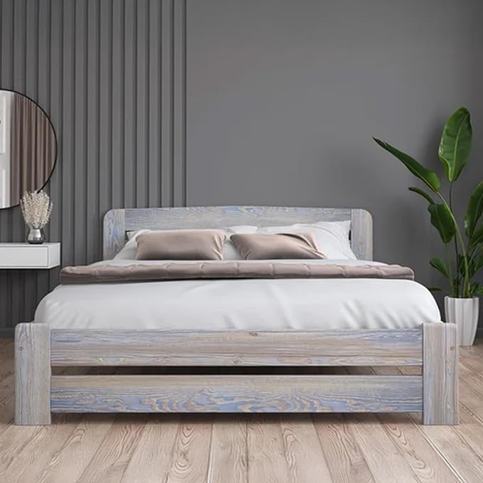 F1 Aurora Bedframe- Grey-washed Finish - Super-King size