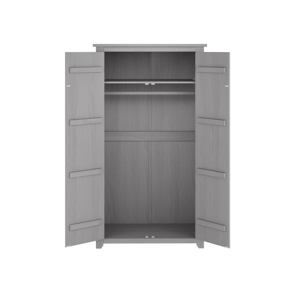 Havana Grey 2 Door Wardrobe