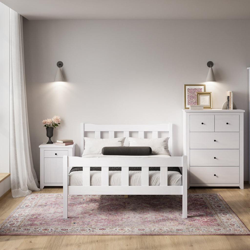 Havana White Chest of Drawers