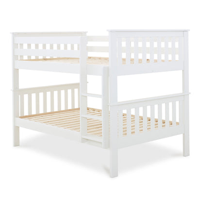 Oslo White Quadruple Bunk Bed