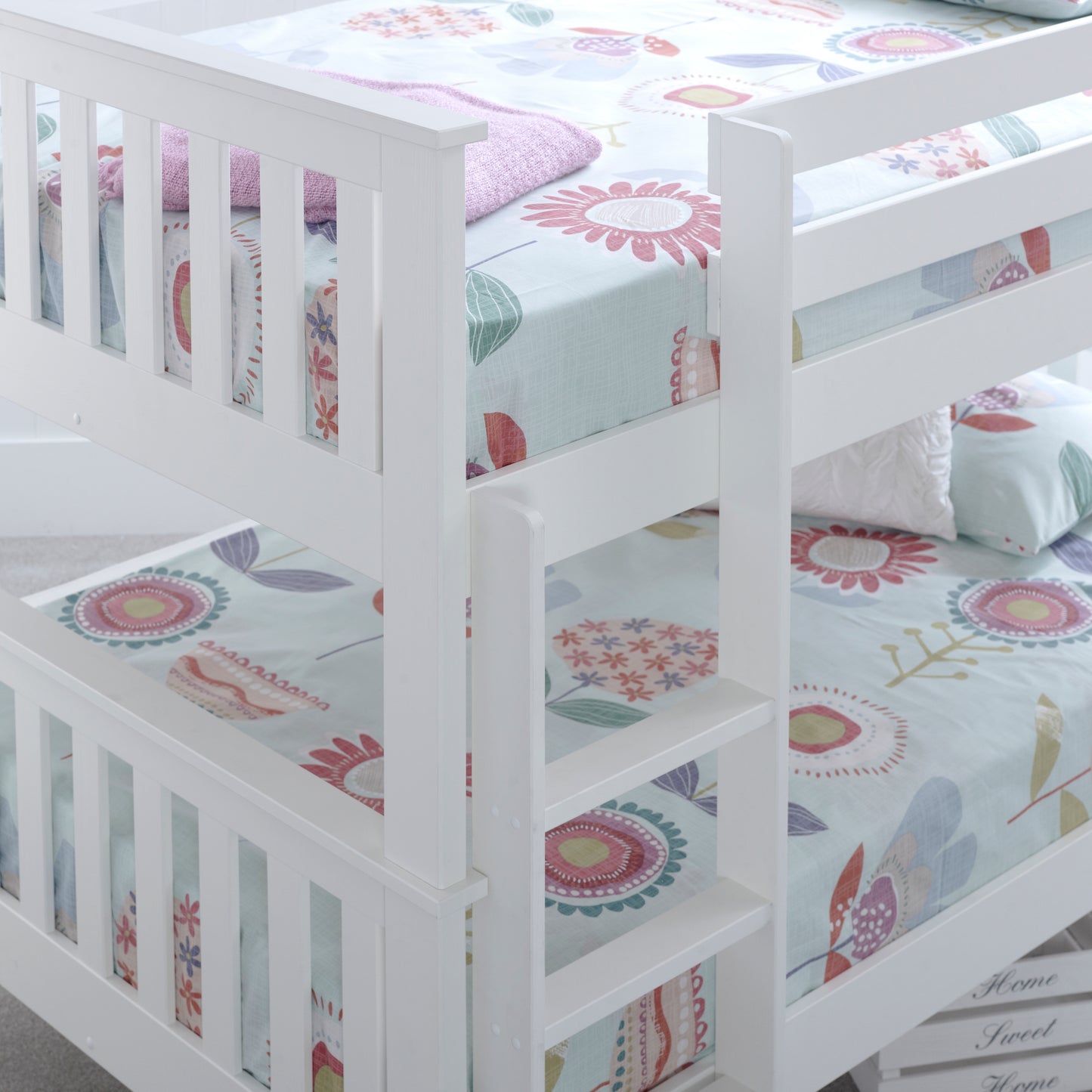 Oslo White Quadruple Bunk Bed