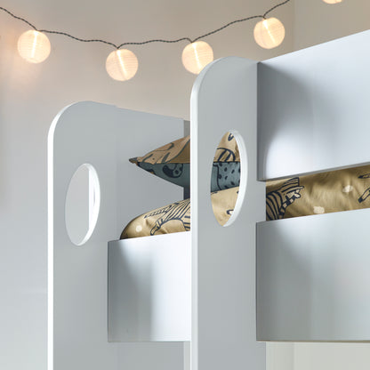 Oliver White Storage Bunk Bed