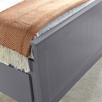 Enzo Grey Wooden 3 Drawer Storage Kids Bed