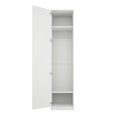 Austen White Single Wardrobe