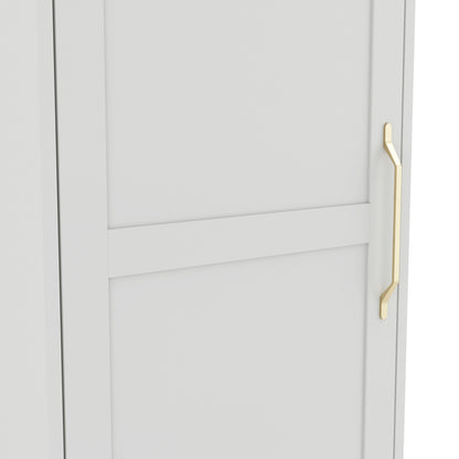 Austen White Single Wardrobe