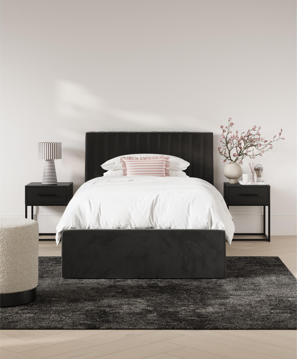 Berlin Black Single Bed