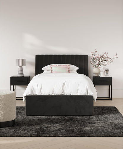 Berlin Black Single Bed