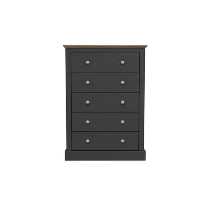 Devon Charcoal Chest of Drawers