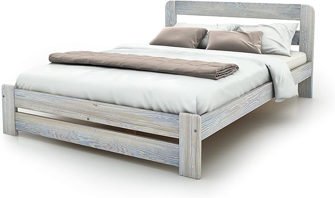 F1 Aurora Bedframe - Grey-washed Finish - King size