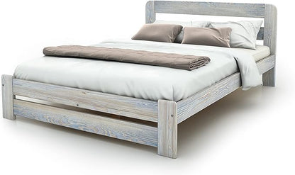 F1 Aurora Bedframe - Grey-washed Finish - King size