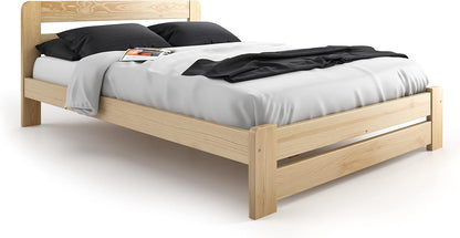 F1 Aurora Bedframe - Pine Finish - Double size