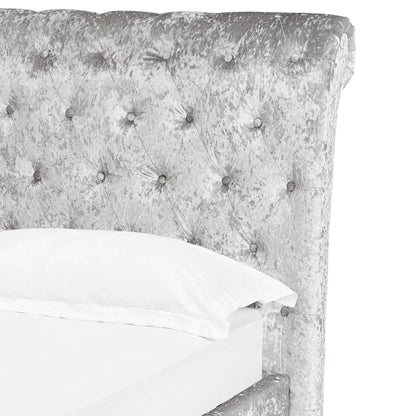 Isabella Double Bed Silver